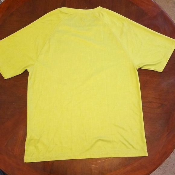 Zeroxposur Men's Medium Lime Green Short Sleeve Shirt 50+ Sun Protection - Picture 11 of 12